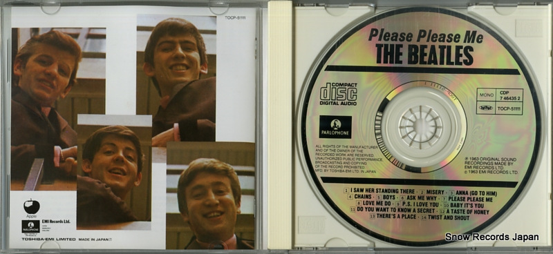 BEATLES, THE please please me TOCP-51111