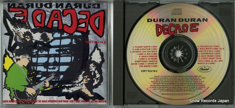 DURAN DURAN decade CDP7931782