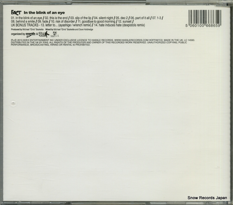 FACT in the blink of an eye HOFF097CD