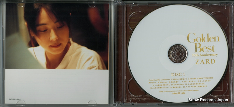 ZARD golden best 15th anniversary JBCJ-9015
