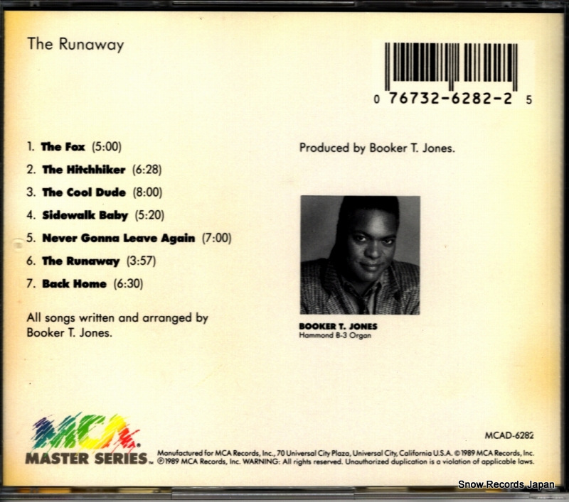 JONES, BOOKER T. the runaway MCAD-6282