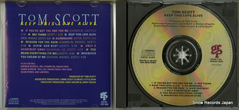 SCOTT, TOM keep this love alive GRD-9646