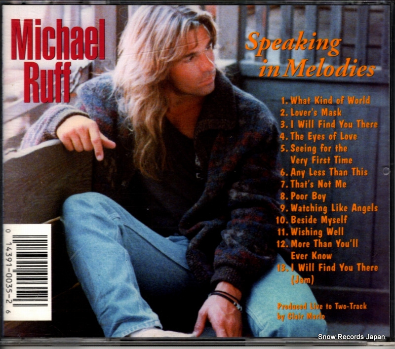 RUFF, MICHAEL speaking in melodies CD-35