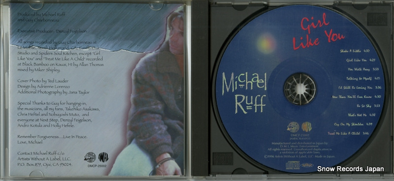 RUFF, MICHAEL girl like you DMCP-25002