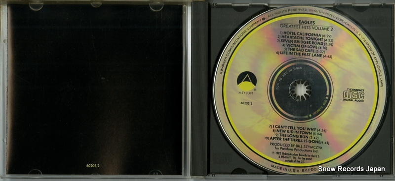 EAGLES greatest hits volume 2 960205-2