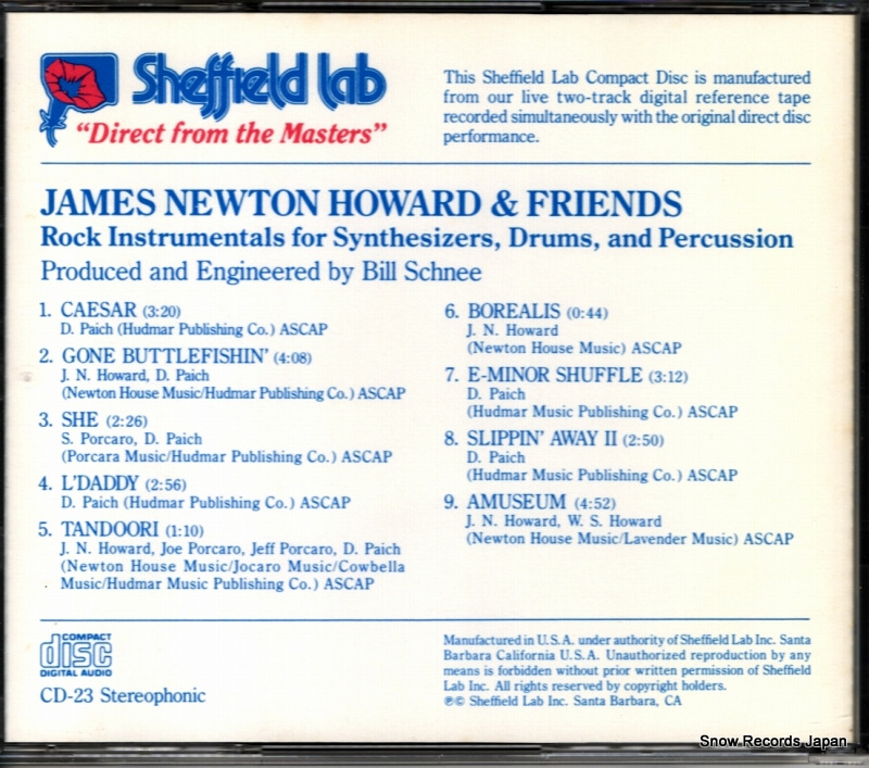 NEWTON HOWARD, JAMES james newton howard & friends CD-23