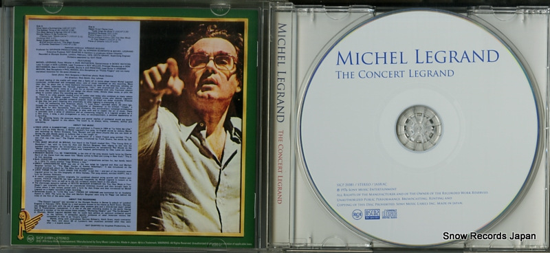 LEGRAND, MICHEL the concert legrand SICP31081