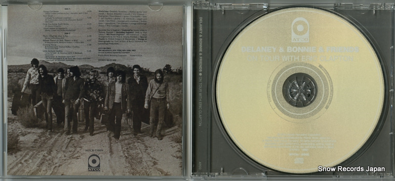 DELANEY AND BONNIE AND FRIENDS WITH ERIC CLAPTON on tour WPCR-15009