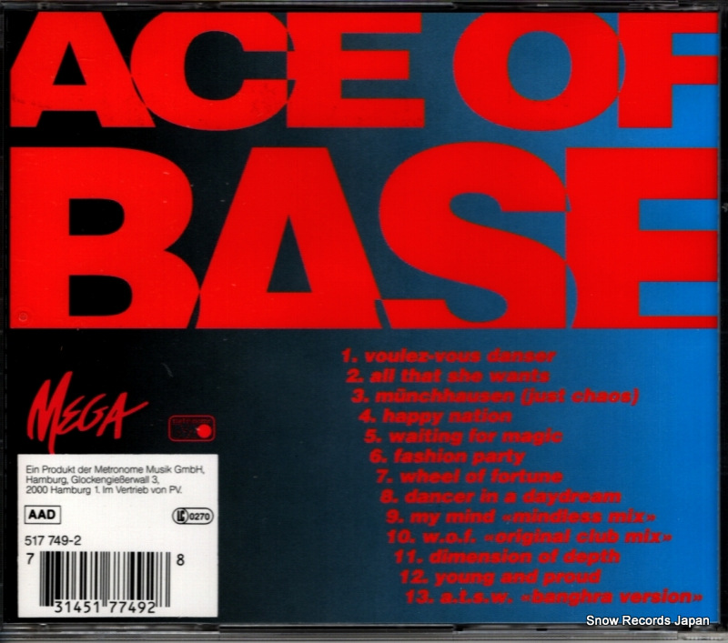ACE OF BASE happy nation 517749-2