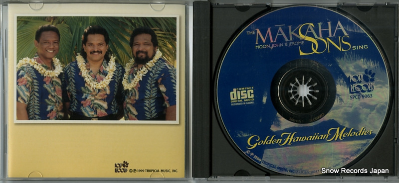 MAKAHA SONS OF NI'IHAU sing golden hawaiian melodies SPCD9063