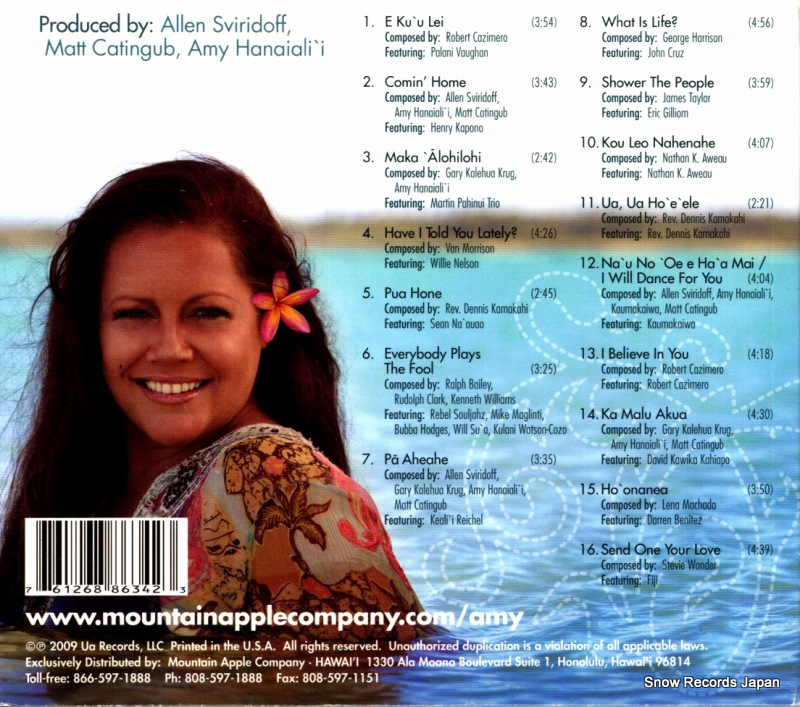 HANAIALI'I, AMY friends & family of hawai'i URCD8634