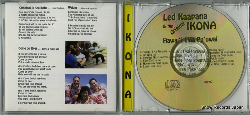KAAPANA, LED, AND THE ORIGINAL IKONA hawai'i i ka pu'uwai LNP-001