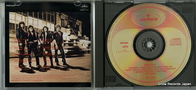 BON JOVI bon jovi PHCR-6001