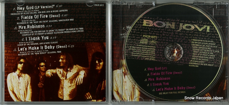 BON JOVI hey god PHCR-8371