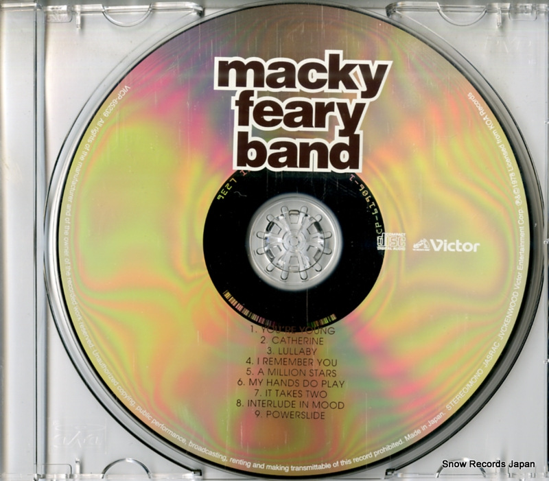FEARY, MACKEY, BAND macky feary band VICP-65239