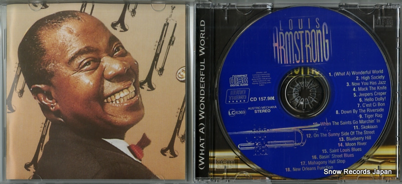 ARMSTRONG, LOUIS what a wonderful world JB-607 / CD157.986