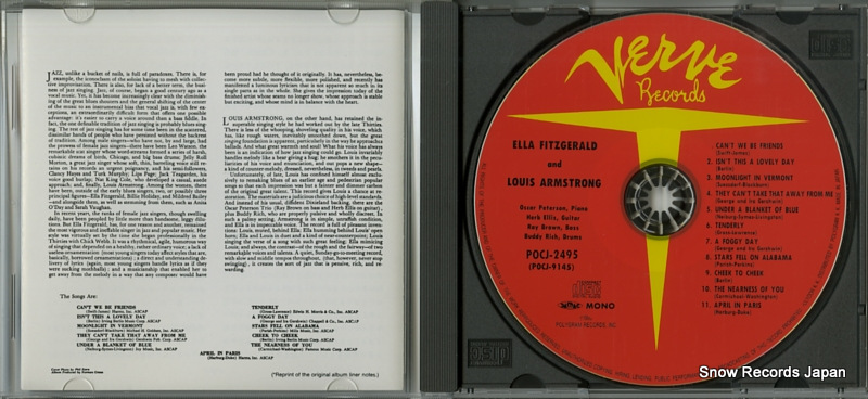 FITZGERALD, ELLA, AND LOUIS ARMSTRONG ella and louis POCJ-2495