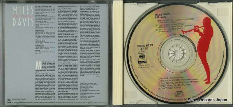 DAVIS, MILES ballads SRCS5729