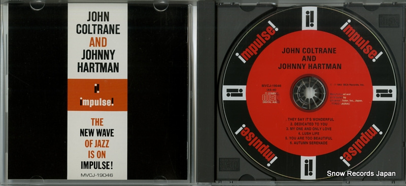 COLTRANE, JOHN, AND JOHNNY HARTMAN john coltrane and johnny hartman MVCJ-19046