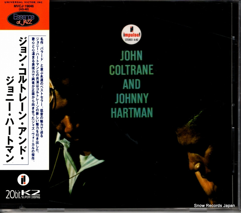 COLTRANE, JOHN, AND JOHNNY HARTMAN john coltrane and johnny hartman MVCJ-19046