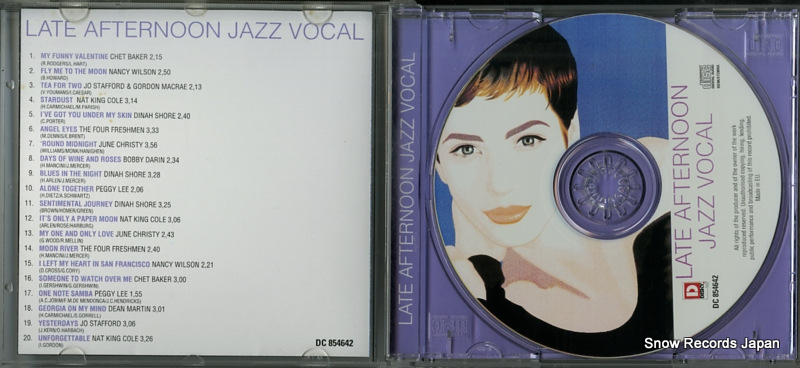 V/A late afternoon jazz vocal DC854642 / FCD-2101