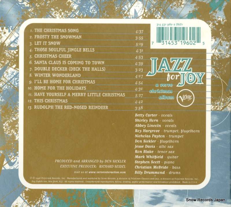 V/A jazz for joy a verve christmas album 314531960-2