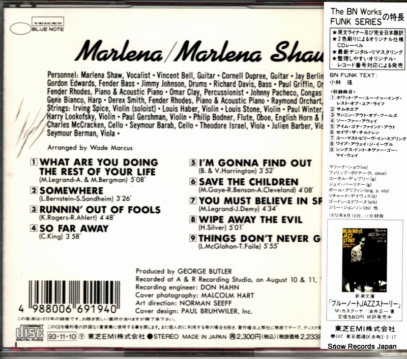 SHAW, MARLENA marlena TOCJ-4422 / BNST-84422