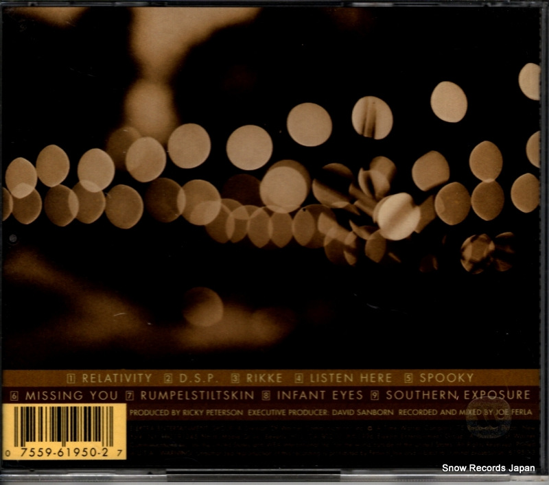 SANBORN, DAVID songs from the night before 61950-2