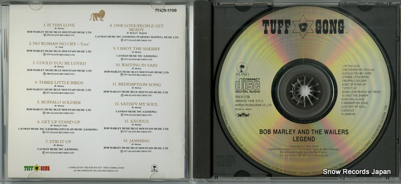 MARLEY, BOB, AND THE WAILERS legend PHCR-1709