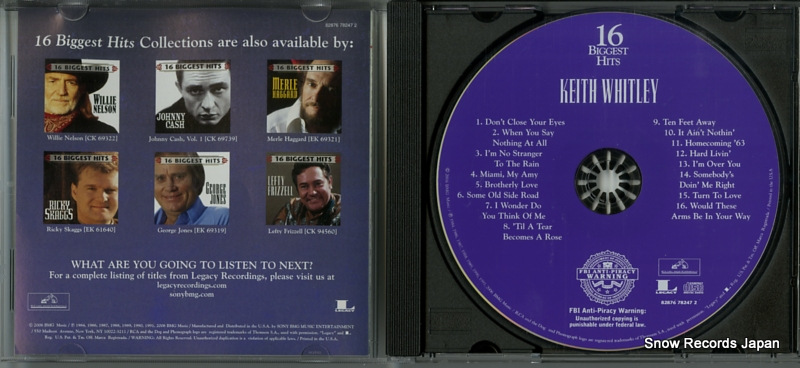 WHITLEY, KEITH the hits 82876782472