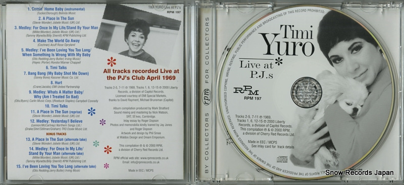YURO, TIMI live at p.j.'s RPM197
