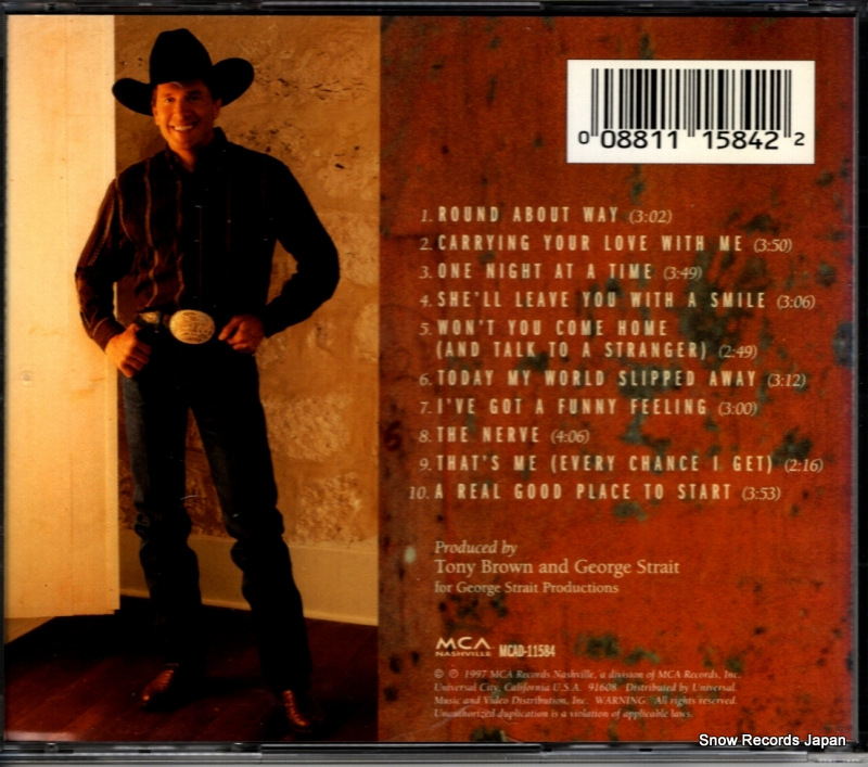 STRAIT, GEORGE carrying your love with me MCAD-11584