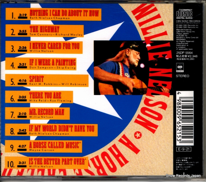 NELSON, WILLIE a horse called music 25DP5564