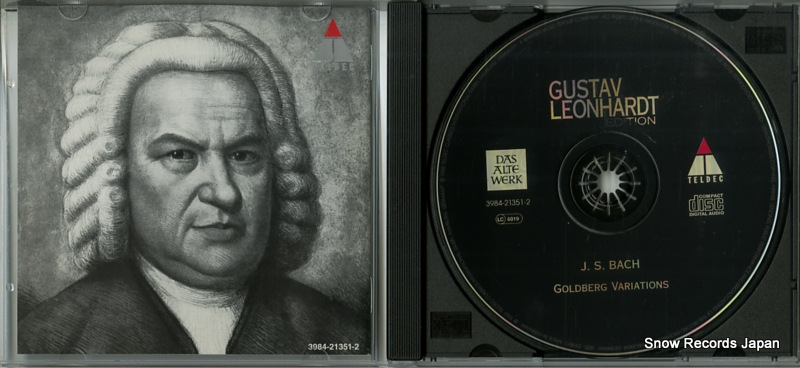 LEONHARDT, GUSTAV bach; goldberg variations 3984-21351-2