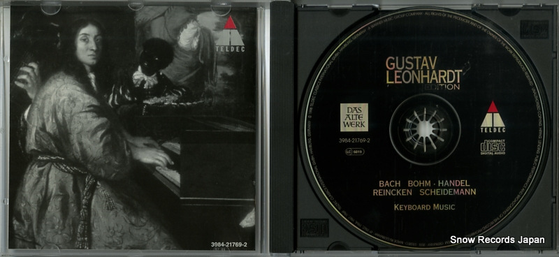 LEONHARDT, GUSTAV bach;  keyboard music 3984-21769-2