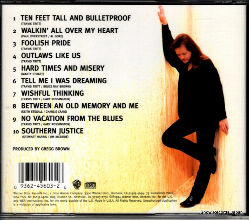 TRITT, TRAVIS ten feet tall and bulletproof 945603-2