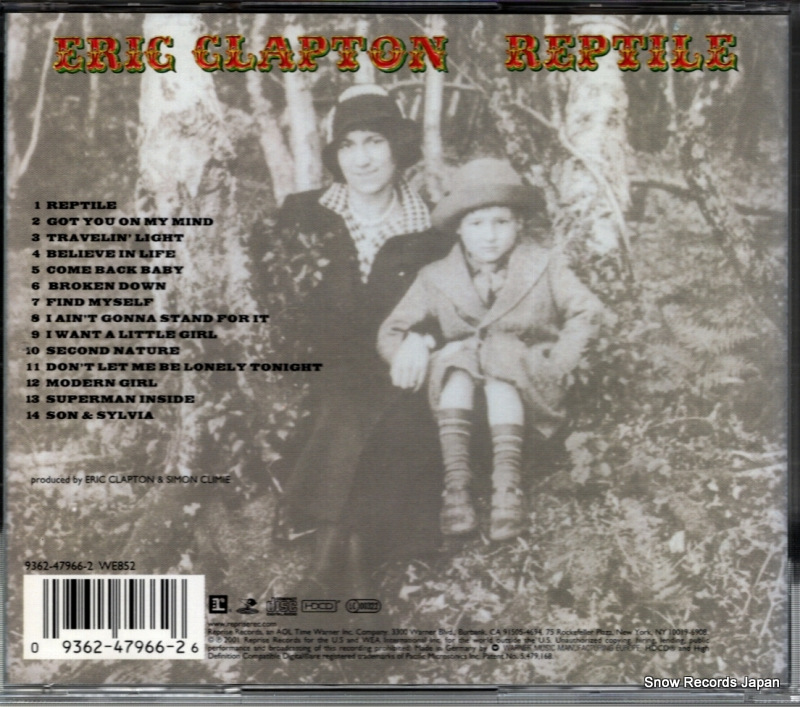 CLAPTON, ERIC reptile 9362-47966-2 / WE852