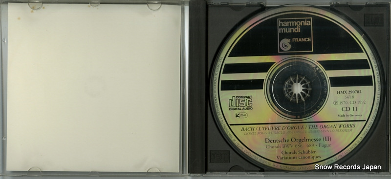 ROGG, LIONEL bach; deutsche orgelmesse 2 HMX290782