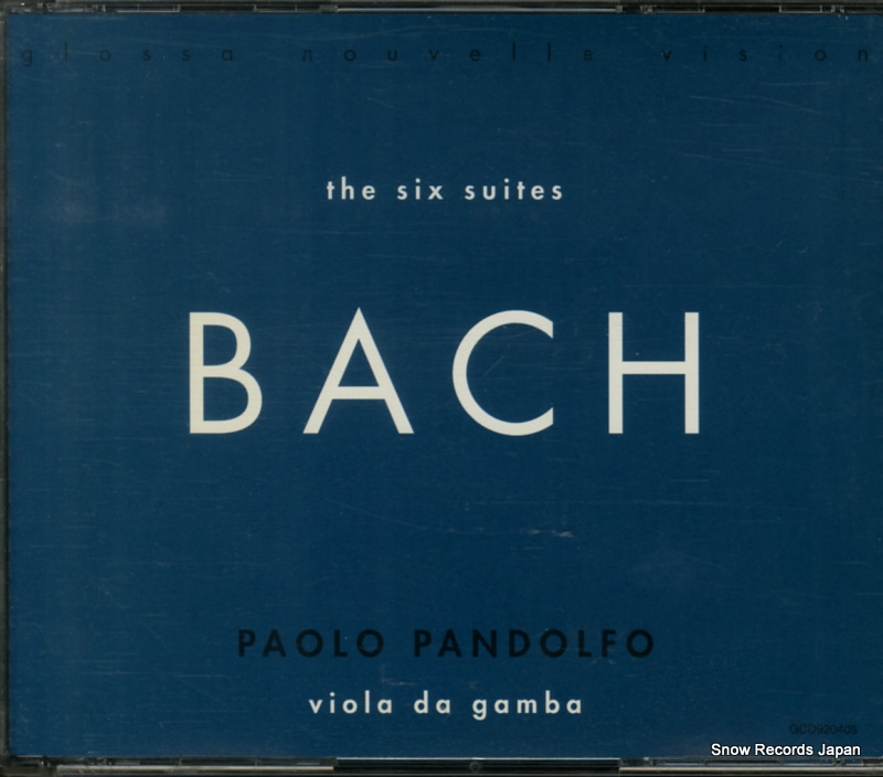 ѥѥɥե bach; the six suites GCD920405
