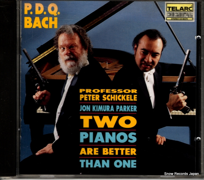 SCHICKELE, PETER, AND JON KIMURA PARKER bach; two pianos are better than one CD-80376 / PHCT-5154