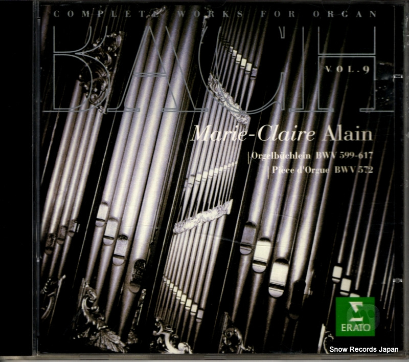 ޥ꡼᥯졼롦 bach; complete works for organ vol.9 4509-96742-2