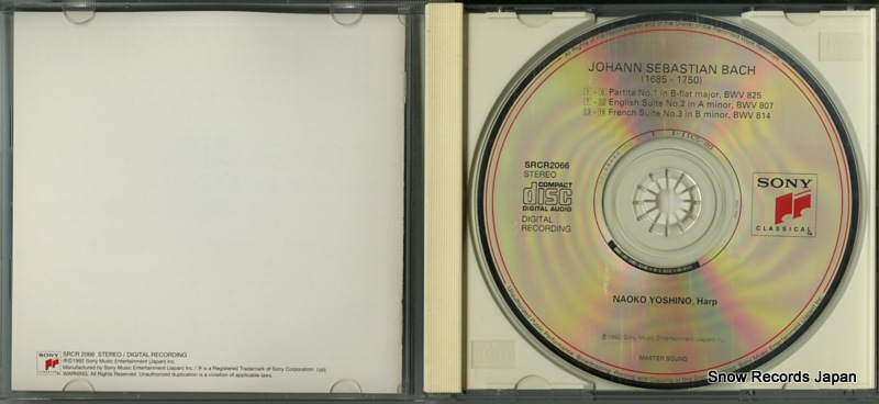YOSHINO, NAOKO bach; partita no.1 SRCR2066