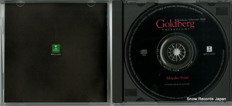 SONE, MAYAKO bach; goldberg WPCS-10152