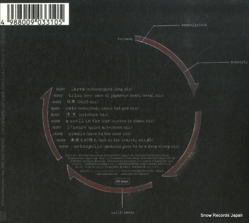 L'ARC EN CIEL ectomorphed works KSC2331