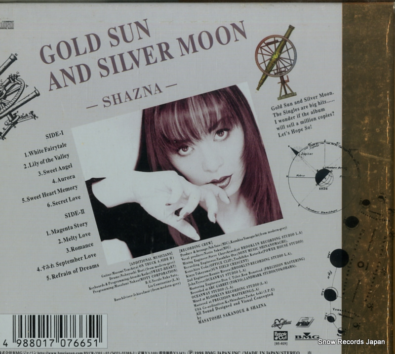 SHAZNA gold sun and silver moon BVCR-3301