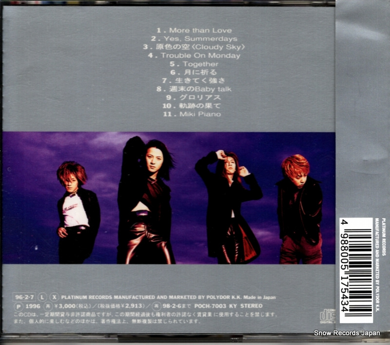 GLAY beat out POCH-7003