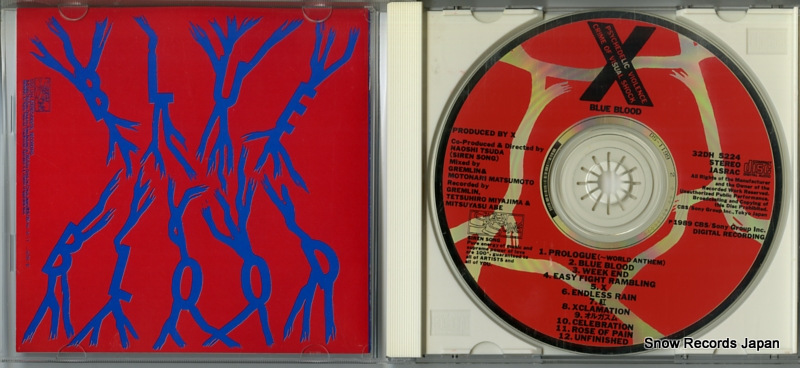 X JAPAN blue blood 32DH5224