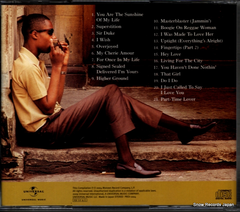 WONDER, STEVIE the definitive collection PROI-1004