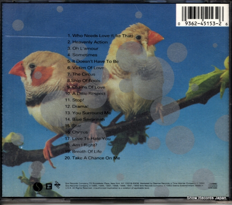 ERASURE pop! the first 20 hits 945153-2