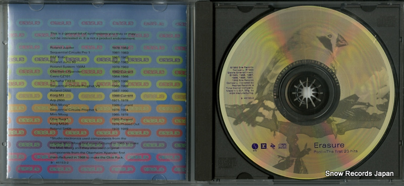 ERASURE pop! the first 20 hits 945153-2